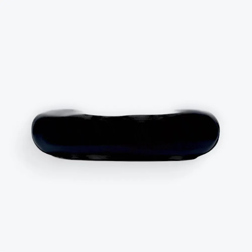 Auth Chanel Mademoiselle Navy Blue Polished Matelasse Quilted Shoulder Bag - Picture 5 of 16